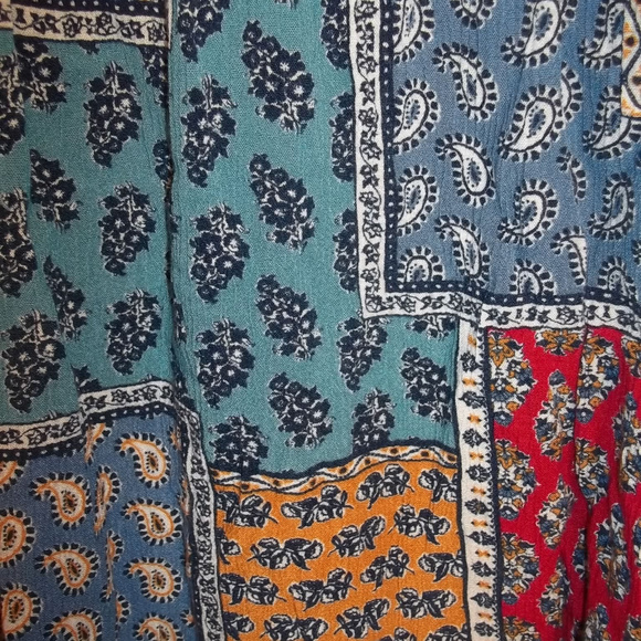 No Boundaries Crochet Quilted Retro Top Size Small - Picture 6 of 7